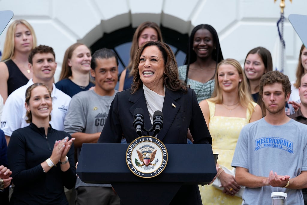 Kamala Harris Eyes Democratic Nomination, Praises Biden's 'Selfless & Patriotic Act' To Exit Presidential Race - | Photo: AP